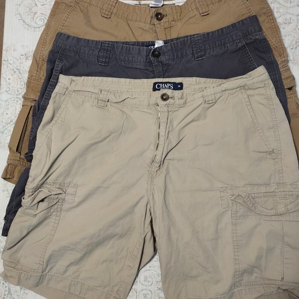 Men's Chaps cargo  shorts lot of 3
